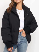 Women’s Winter Cropped Puffer Jacket